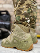 Тактичні чоловічі військові черевики зносостійкі койот LOWA Waterproof розмір 45 - зображення 4