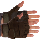 Тактичні рукавички з відкритими пальцями BLACKHAWK BC-4380 розмір M оливковий - зображення 2