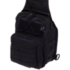 Рюкзак тактический (Сумка-слинг) с одной лямкой SILVER KNIGHT TY-098 7л Черный - изображение 7