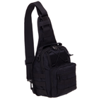 Рюкзак тактический (Сумка-слинг) с одной лямкой SILVER KNIGHT TY-098 7л Черный - изображение 8