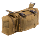 Рюкзак тактический, штурмовой военный с подсумками RECORD TY-7100 45л Хаки - изображение 10