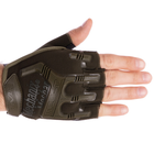 Тактичні рукавички з відкритими пальцями MECHANIX BC-4926 розмір L оливкові - зображення 3