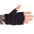 Тактичні рукавички з відкритими пальцями BLACKHAWK BC-4380 розмір M чорний - зображення 2