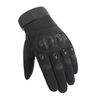 Перчатки тактические Primo Carbon полнопалые, сенсорные, размер L - Black Primo черный - изображение 3
