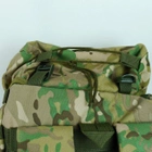 Тактический рюкзак мужской штурмовой военный 80 литров водоотталкивающий Cordura 1000d Мультикам - изображение 7