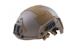 Шолом Страйкбольний FMA Maritime Helmet Dark Earth L (муляж) - зображення 3