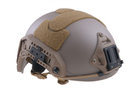 Шолом Страйкбольний FMA Maritime Helmet Dark Earth L (муляж) - зображення 5