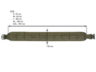 Пояс 8Fields Premium Padded Molle Combat Belt Multicam Size L - зображення 4