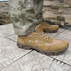 Кросівки чоловічі тактичні сітка ЗСУ (ЗСУ) 7101 40 р 26 см коричневі TR_1379 - зображення 3