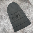 Балаклава-шапка тактическая вязанная Турция ВСУ (ЗСУ) 8680 черная TR_359 - изображение 3