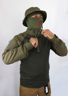 Рубашка мужская военная тактическая с липучками ВСУ (ЗСУ) Ubaks Убакс 20221853 8083 M 48 размер хаки TR_1343 - изображение 4
