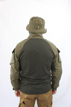 Рубашка мужская военная тактическая с липучками ВСУ (ЗСУ) Ubaks Убакс 20221853 8085 XL 52 размер хаки TR_1343 - изображение 3