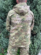 Куртка мужская тактическая на флисе Мультикам Турция ВСУ (ЗСУ) XL 8663 2 хаки TR_2988 - изображение 4