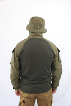 Рубашка мужская военная тактическая с липучками ВСУ (ЗСУ) Ubaks Убакс 20221853 8084 L 50 размер хаки TR_1343 - изображение 3