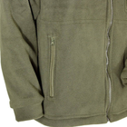 Куртка флисовая для военных цвет олива размер L 503 - изображение 2