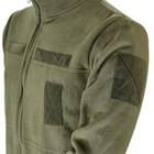Куртка флисовая для военных цвет олива размер L 503 - изображение 3