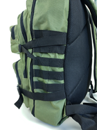 Рюкзак тактический военный крепление molle, цвет - олива (40л) - изображение 7