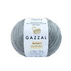 Пряжа Gazzal Baby Wool 818 Сірий