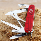 Нож Victorinox Huntsman Transparent Red (1.3713.T) [68262] - изображение 5