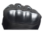 Тактичні рукавички безпалі чорні розмір L - зображення 4