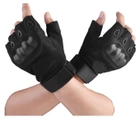 Тактические Перчатки беспалые черные размер XL - изображение 3