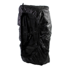 Похідний чоловічий рюкзак "A21 - Чорний" з чохлом, тактичний рюкзак 70л водонепроникний великий (1009431-Black) - зображення 3