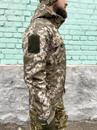 Військова куртка тактична утеплена Софт Шелл Піксель (Єврозима) 44-46(XS-S) - изображение 3