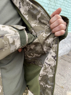 Військова куртка тактична утеплена Софт Шелл Піксель (Єврозима) 44-46(XS-S) - изображение 4