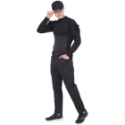 Качественные мужские тактические штаны брюки с карманами для города военные летние ZEPMA Черные (5709) XL - изображение 6