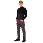 Якісні чоловічі тактичні штани штани з кишенями для міста військові літні ZEPMA Сірі (0370) XL - зображення 6