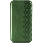 Кожаный чехол-книжка GETMAN Cubic (PU) для Samsung Galaxy A14 4G/5G Зеленый