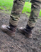 Берці зимові черевики тактичні чоловічі, туфлі тактичні чоловічі берці зимові, натуральна шкіра, розмір 40, Bounce ar. BЕ-ВА-1040, колір коричневий - зображення 8