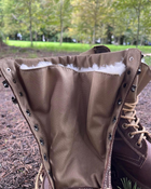 Берці зимові черевики тактичні чоловічі, туфлі тактичні чоловічі берці зимові, натуральна шкіра, розмір 42, Bounce ar. BЕ-ВА-1042, колір коричневий - зображення 3