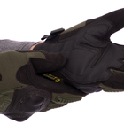 Тактические перчатки с усиленым протектором , военные перчатки, перчатки многоцелевые Размер L Оливковые BC-4923 - изображение 3
