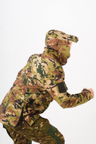 Военная тактическая куртка SoftShell SQUAD ВСУ Камуфляж мультикам 46 размер - изображение 4