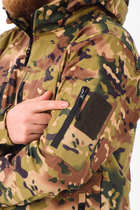Військова тактична куртка SoftShell SQUAD ЗСУ Камуфляж мультикам 46 розмір - зображення 6