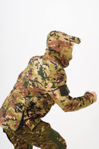 Військова тактична куртка SoftShell SQUAD ЗСУ Камуфляж мультикам 52 розмір - зображення 3