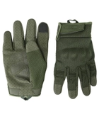 Рукавички тактичні KOMBAT UK Recon Tactical Gloves, оливковий, S - изображение 2