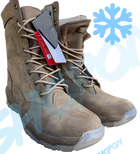 Берці зимові черевики тактичні чоловічі, туфлі тактичні чоловічі берці зимові, натуральна шкіра, розмір 45, Bounce ar. MO-TW-1245, колір койот - зображення 2