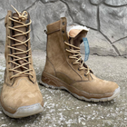 Берці зимові черевики тактичні чоловічі, туфлі тактичні чоловічі берці зимові, натуральна шкіра, розмір 43, Bounce ar. MO-TH-1443, колір койот - зображення 4