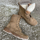 Берці зимові черевики тактичні чоловічі, туфлі тактичні чоловічі берці зимові, натуральна шкіра, розмір 40, Bounce ar. MO-TH-1440, колір койот - зображення 7