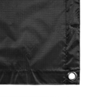 Дощовик Пончо Унісекс MFH Ripstop 144 см x 223 см Чорний (08524A) - зображення 4