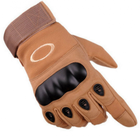 Тактичні рукавички Закриті з посиленим протектором OAKLEY XL Koyot - зображення 1