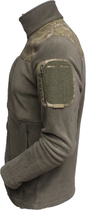 Кофта флисовая мужская тактическая с липучками под шевроны Bikatex Турция ВСУ (ЗСУ) Мультикам M 8100 хаки (SKU_4407671) - изображение 10
