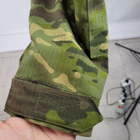 Рубашка мужская военная тактическая с липучками ВСУ (ЗСУ) Ubaks Убакс 20221840 7247 M 48 р зеленая (SKU_4363145) - изображение 8