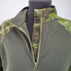Рубашка мужская военная тактическая с липучками ВСУ (ЗСУ) Ubaks Убакс 20221840 7247 M 48 р зеленая (SKU_4363145) - изображение 9