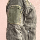 Кофта флисовая мужская тактическая с липучками под шевроны Bikatex Турция ВСУ (ЗСУ) Мультикам XL 8102 хаки (SKU_4407673) - изображение 6