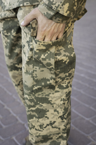 Чоловічий армійський костюм для ЗСУ тактична форма ріп-стоп Україна Піксель 56 розмір 8009 (SKU_4399310) - зображення 6