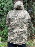 Куртка-бушлат военная мужская тактическая ВСУ (ЗСУ) Пиксель 8738 48 размер (SKU_4432669) - изображение 3