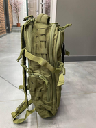 Военный рюкзак Yakeda 40 л., оливковый, тактический рюкзак для военных, армейский рюкзак для солдат - изображение 3